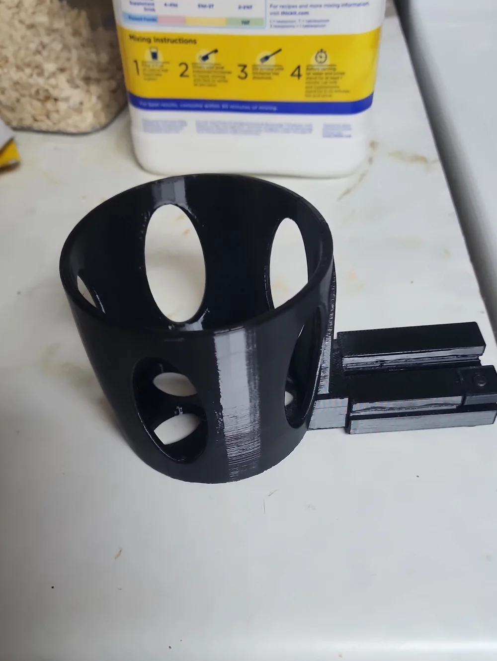 Black VR/AR Accessory Mount - Universal Cup Holder